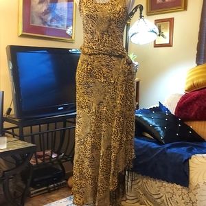 Leopard Print Maxi Dress